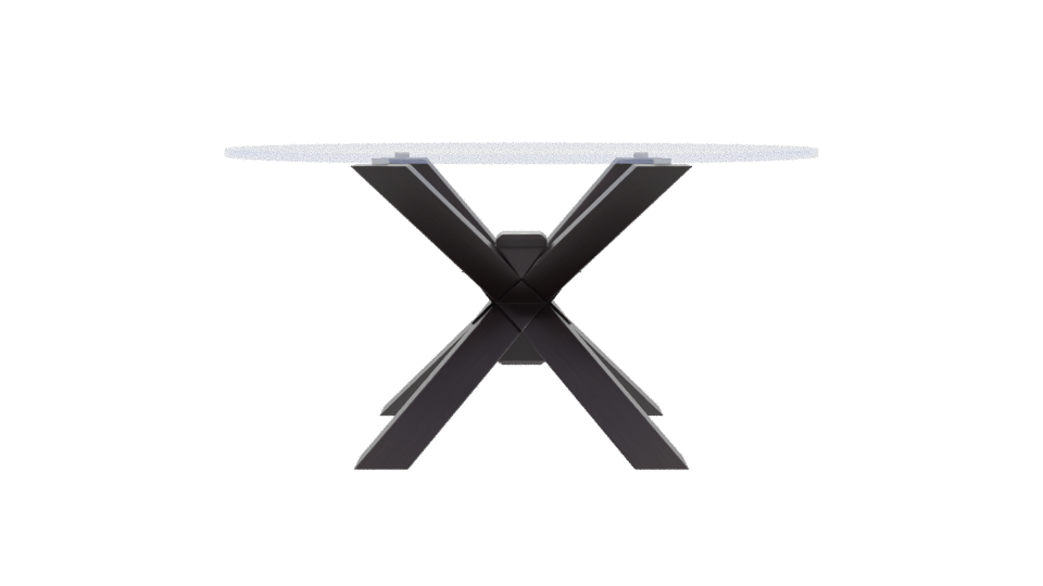 Stylish Modern Dining Table 3D - Professional 3D Model Render 11