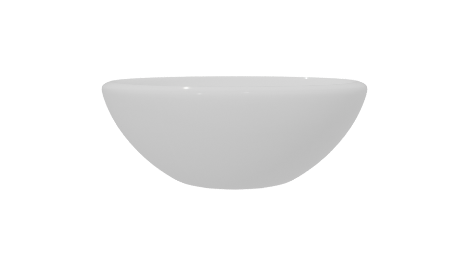 Stylish Modern Basin 3D Model - Professional 3D Model Render 6