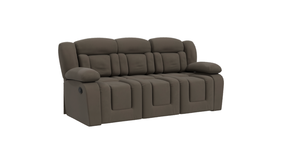 Modern Reclining Loveseat 3D - Professional 3D Model Render 10