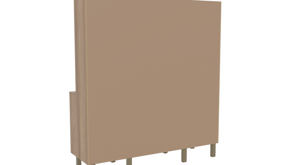 Stylish Kitchen Cabinet 3D Model - Professional 3D Model Render 4