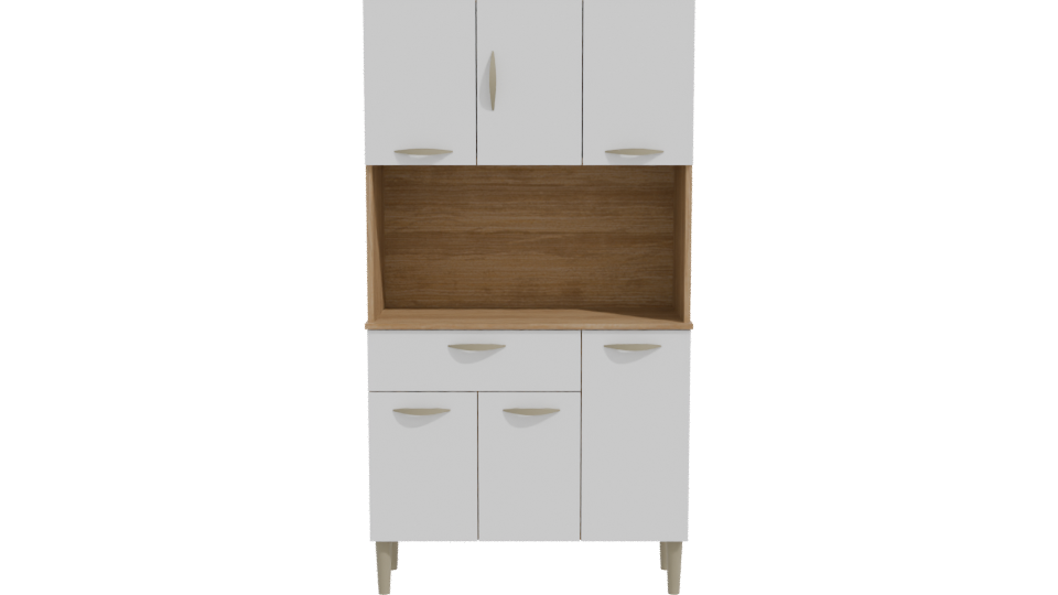 Compact Kitchen Furniture Model 3D - Professional 3D Model Render 11