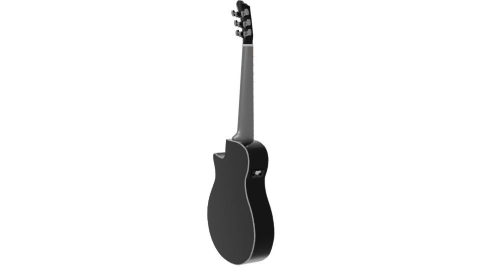 Sleek Acoustic Guitar Model 3D - Professional 3D Model Render 7