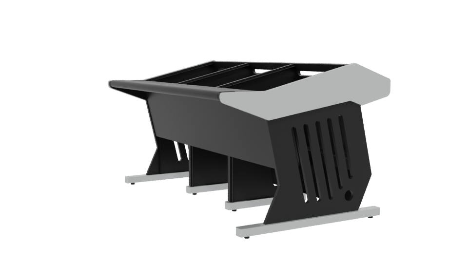 Stylish Modern Storage Shelving Unit - Professional 3D Model Render 13