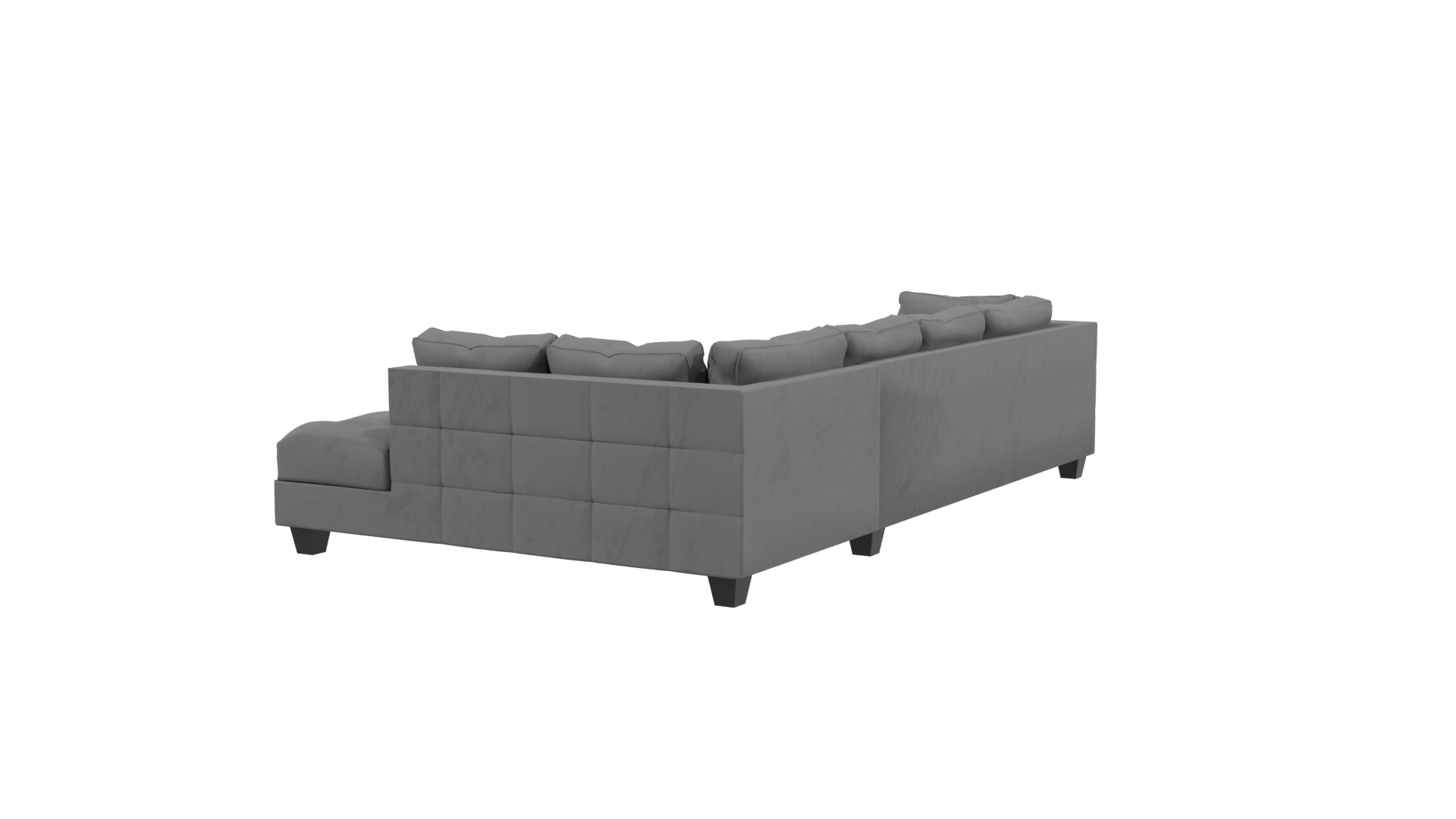 Modern Sectional Sofa Model - Professional 3D Model Render 3