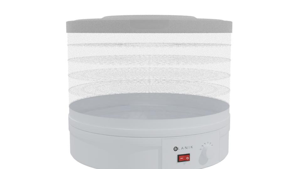 Compact Food Dehydrator 3D Model - Professional 3D Model Render 10
