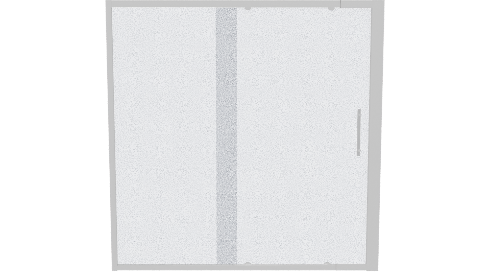 Modern Sliding Glass Door Model - Professional 3D Model Render 5