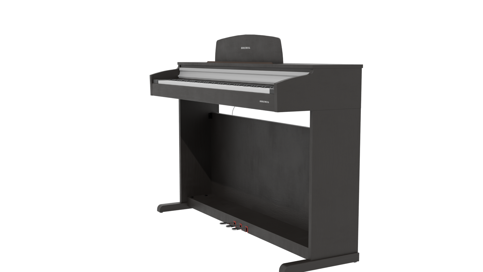 Stylish Digital Piano Model 3D - Professional 3D Model Render 13