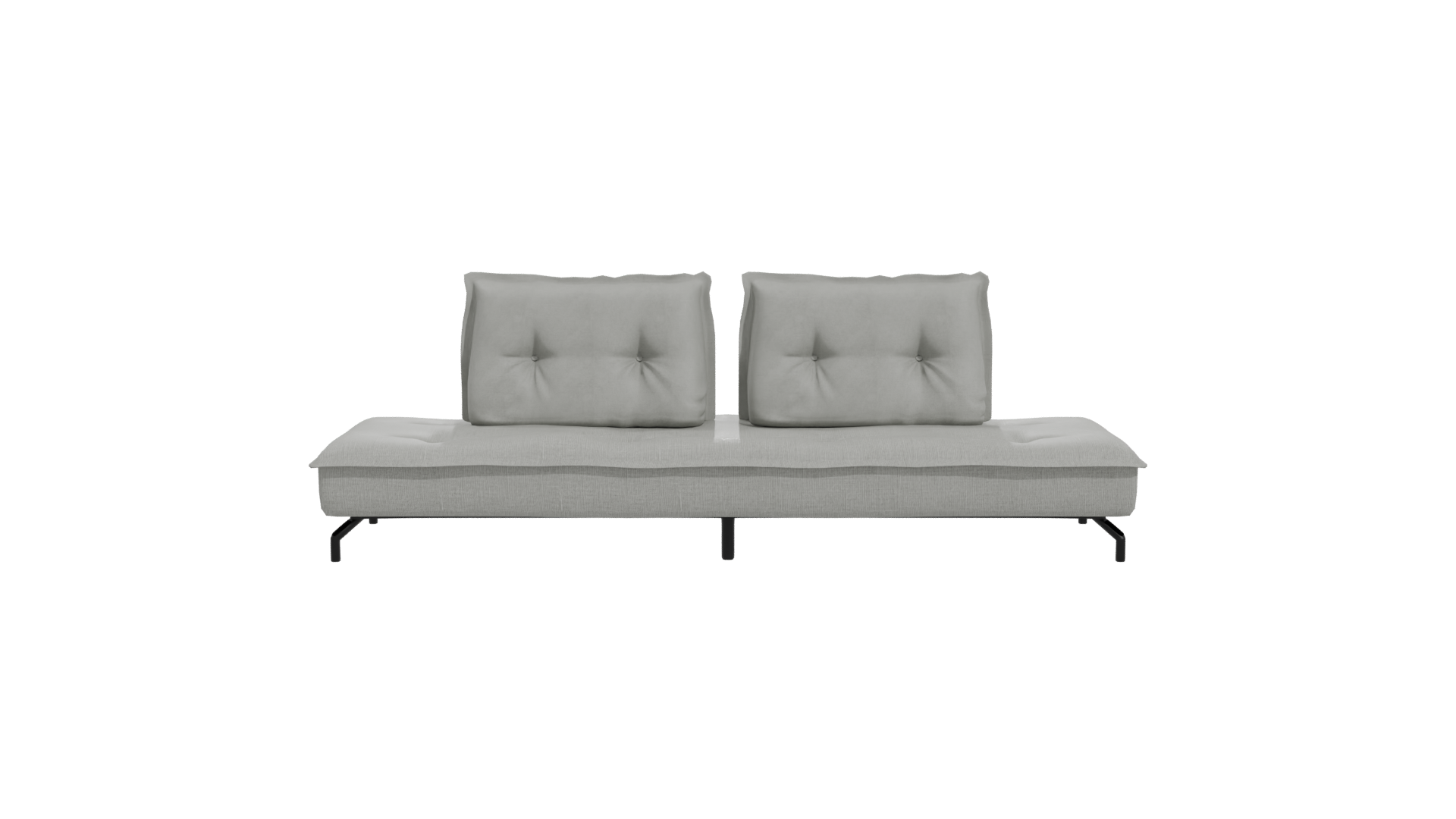 Beige Upholstered Sofa Bed 3D - Professional 3D Model Render 23