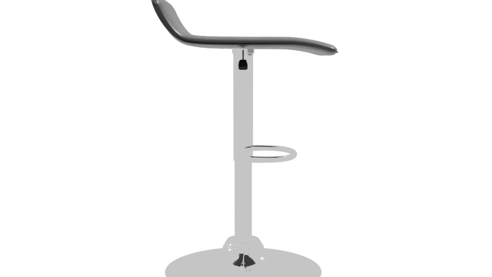 Modern Bar Stool 3D Model - Professional 3D Model Render 8