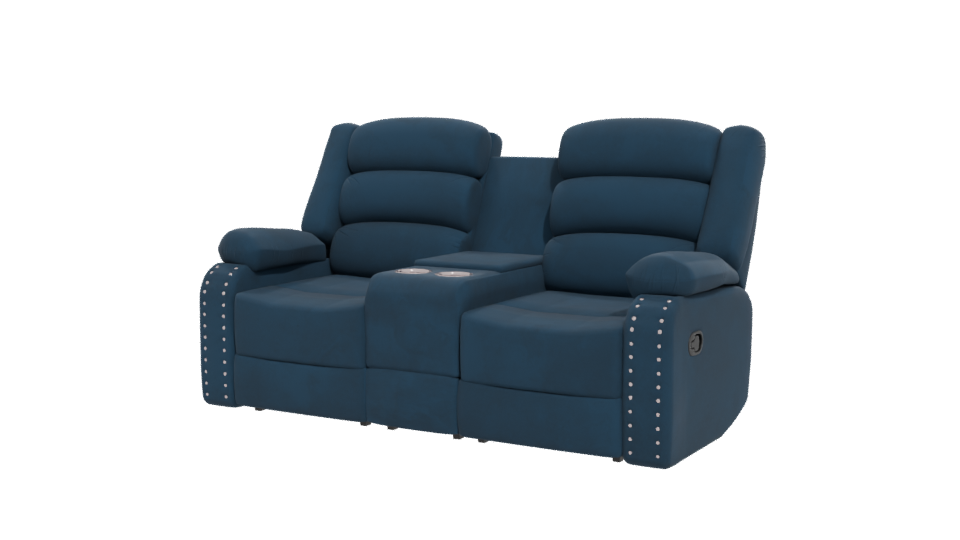 Stylish Reclining Sofa Model - Professional 3D Model Render 12