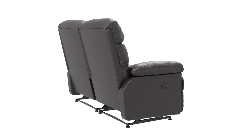 Comfortable Leather Loveseat Model - Professional 3D Model Render 7