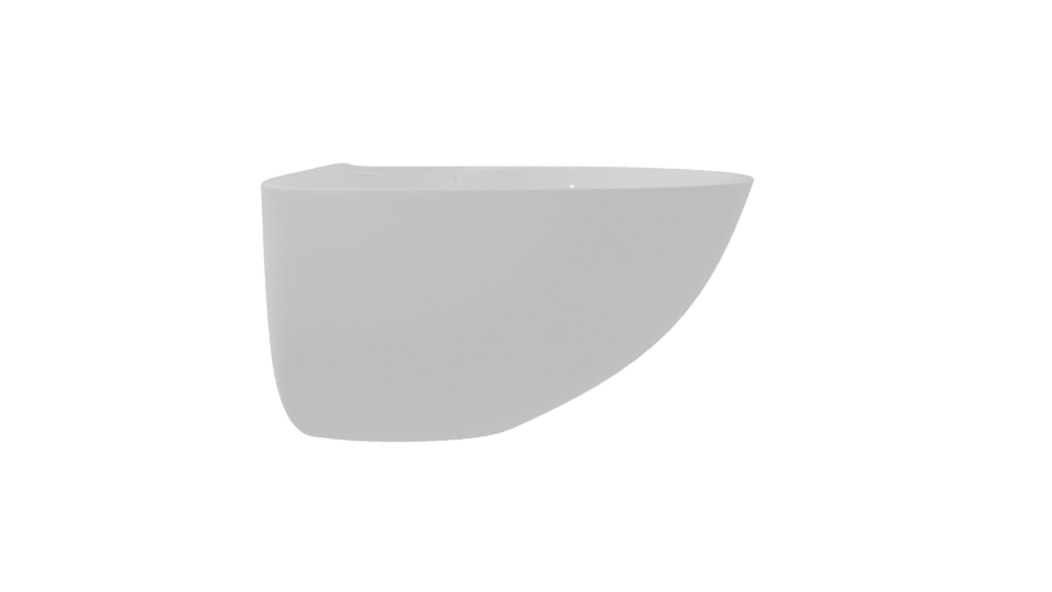 Minimalist White Bathroom Sink Model - Professional 3D Model Render 8