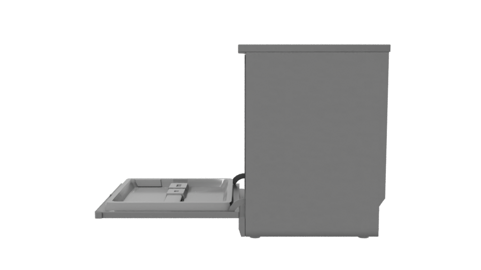 Realistic Dishwasher 3D Model - Professional 3D Model Render 2