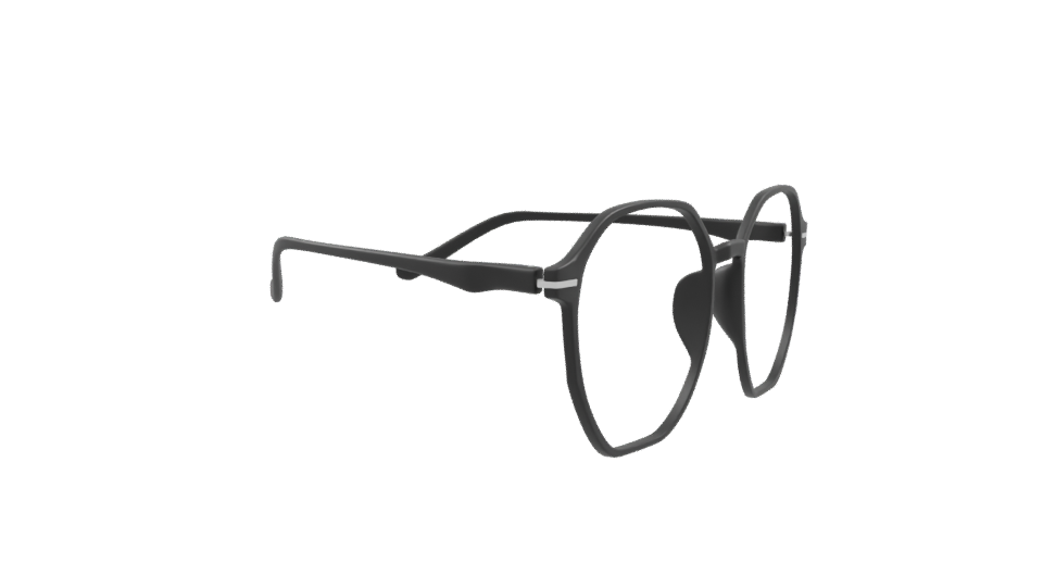 Stylish Modern Glasses 3D Model - Professional 3D Model Render 9