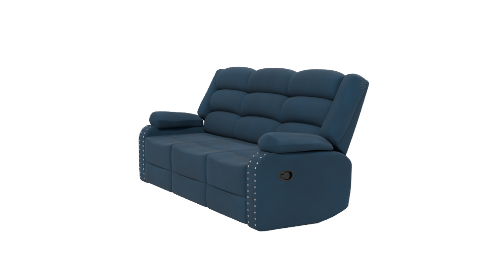 Stylish Reclining Sofa 3D Model - Professional 3D Model Render 13