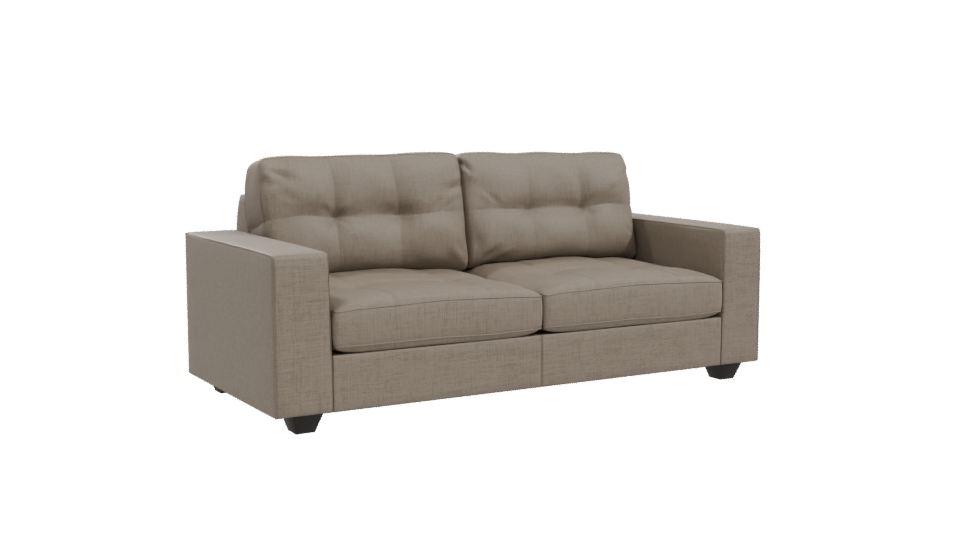 Stylish Modern Fabric Sofa 3D Model - Professional 3D Model Render 10
