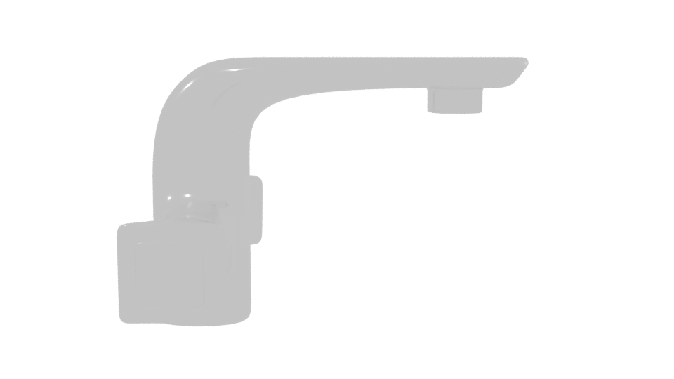 Stylish Modern Bathroom Faucet 3D Model - Professional 3D Model Render 8