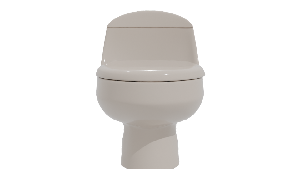 WC One Piece Montecarlo 6 Liters 3D - Professional 3D Model Render 11