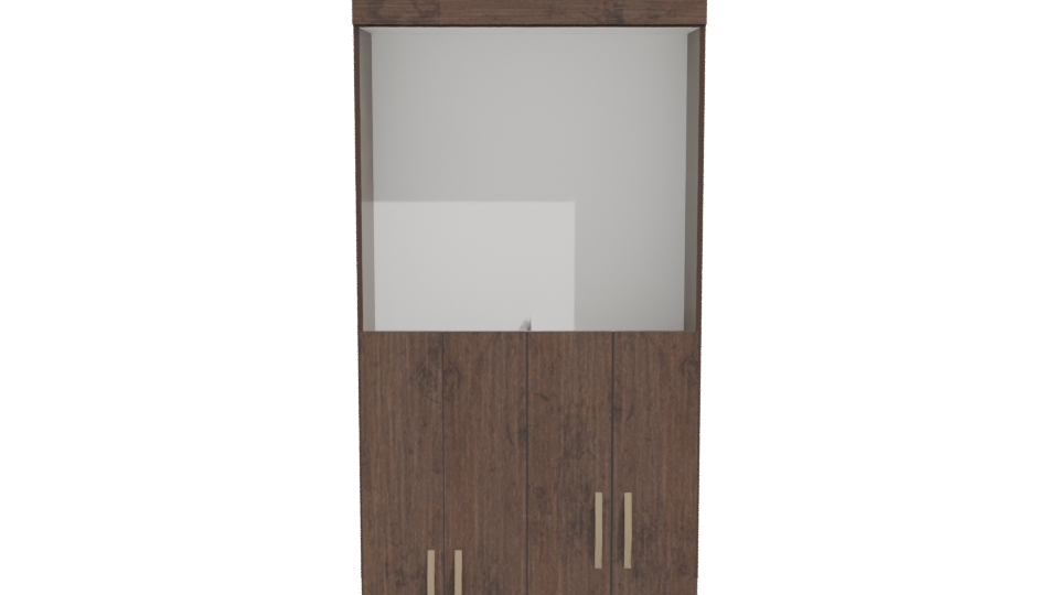 Stylish Wooden Cabinet 3D Model - Professional 3D Model Render 11