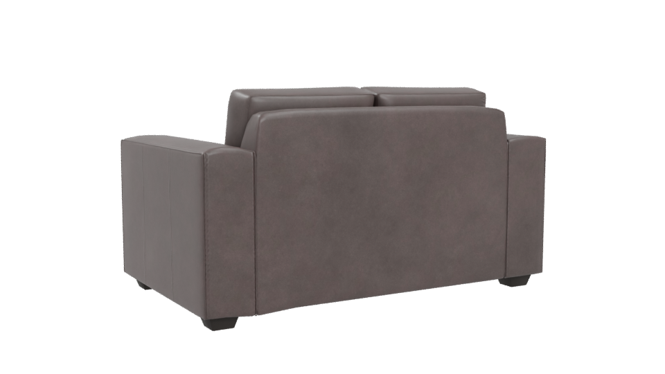 Brown Two-Seat Sofa 3D Model - Professional 3D Model Render 4