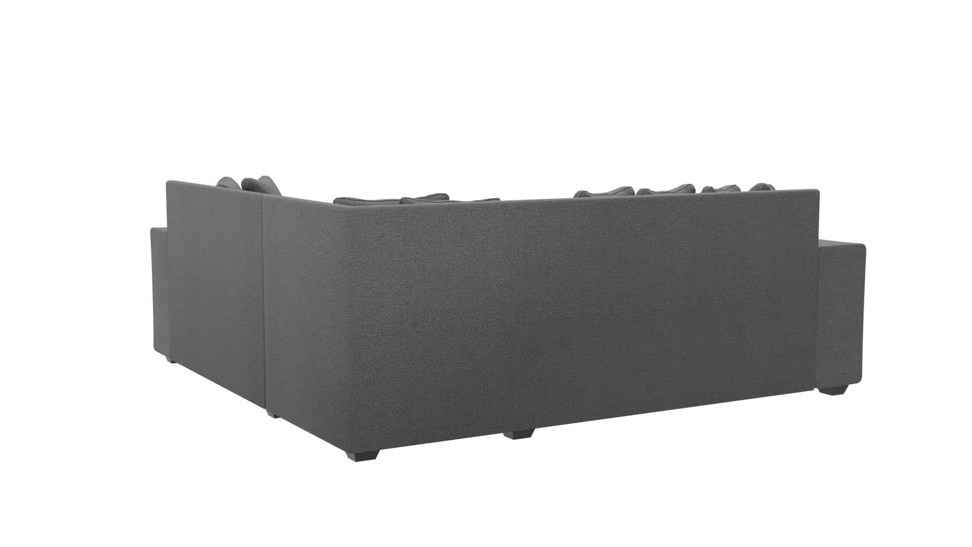 Stylish Fabric Sectional Sofa 3D Model - Professional 3D Model Render 7