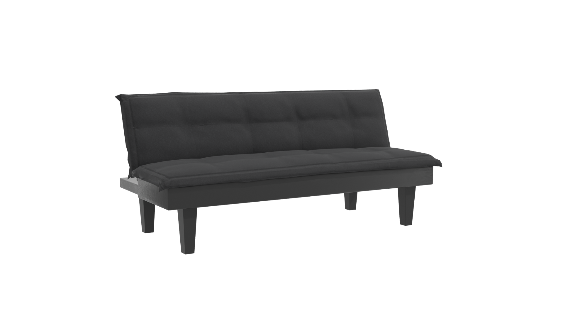 Stylish Black Sofa 3D Model - Professional 3D Model Render 10