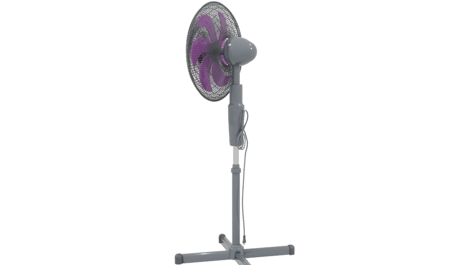 Taurus 16" Pedestal Fan 3D Model - Professional 3D Model Render 3