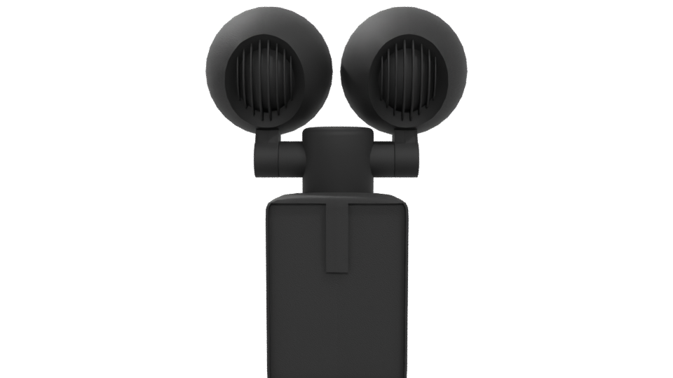 Modern Dual-Lens Outdoor Security Light 3D Model - Professional 3D Model Render 5