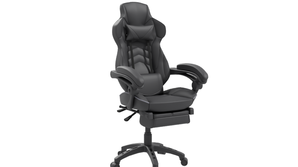 Ergonomic Gaming Chair 3D Model - Professional 3D Model Render 10