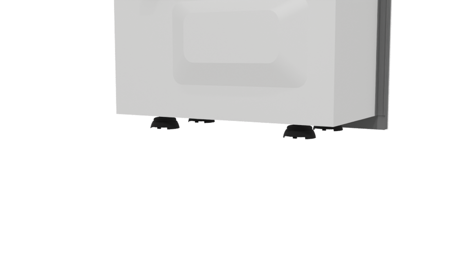 Sleek Built-In Microwave 3D Model - Professional 3D Model Render 6