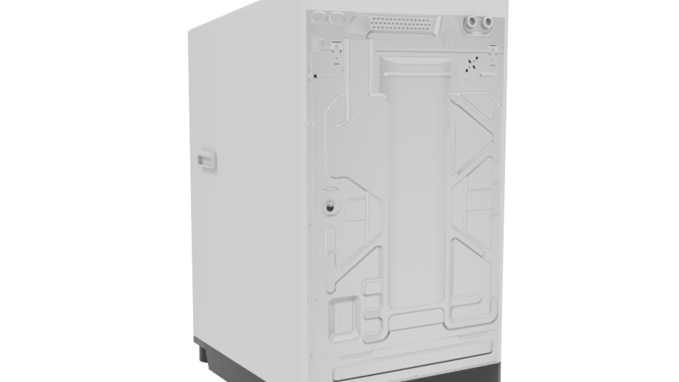 Top-Loading Washing Machine Model - Professional 3D Model Render 4
