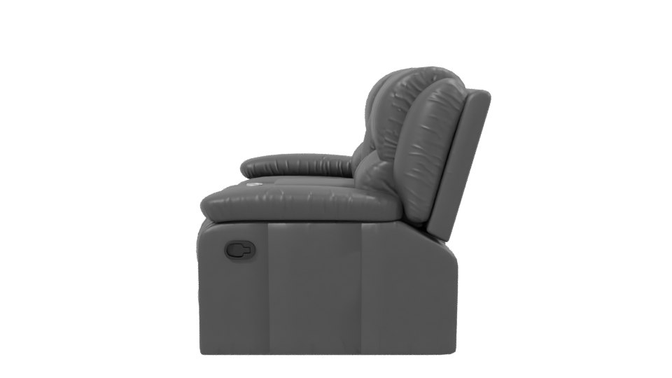 Contemporary Reclining Sofa Model - Professional 3D Model Render 2