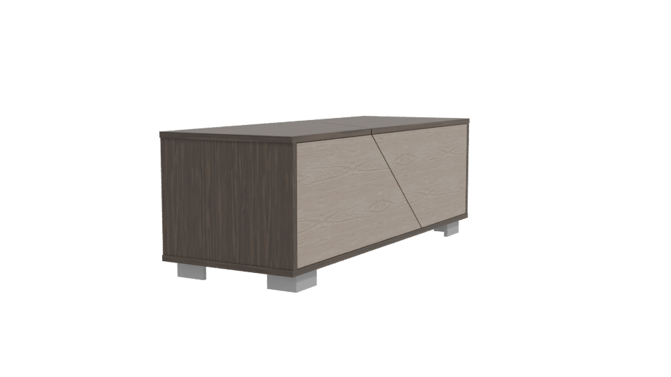 Stylish Modern Media Console 3D - Professional 3D Model Render 9