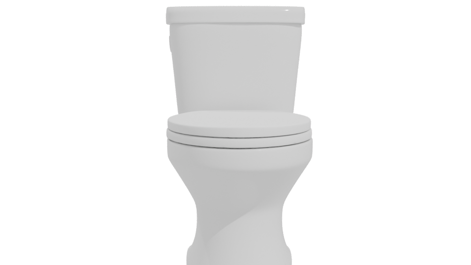 Stylish Modern Toilet 3D Model - Professional 3D Model Render 11