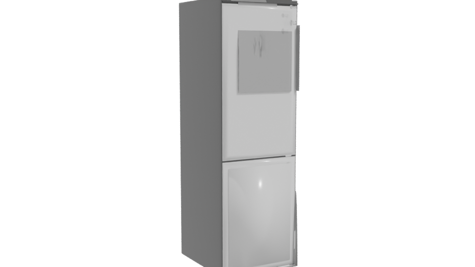 1128743 Modern Refrigerator 3D Model - Professional 3D Model Render 10