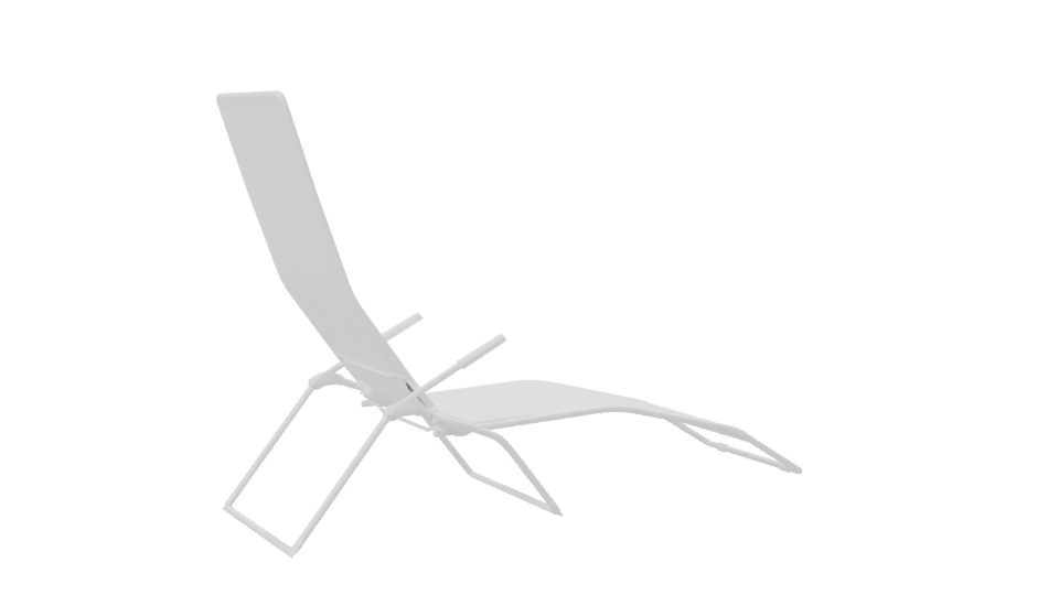 Stylish Outdoor Lounge Chair 3D - Professional 3D Model Render 7