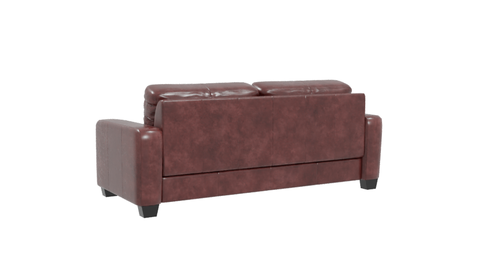 Luxury Modern Leather Sofa 3D Model - Professional 3D Model Render 4