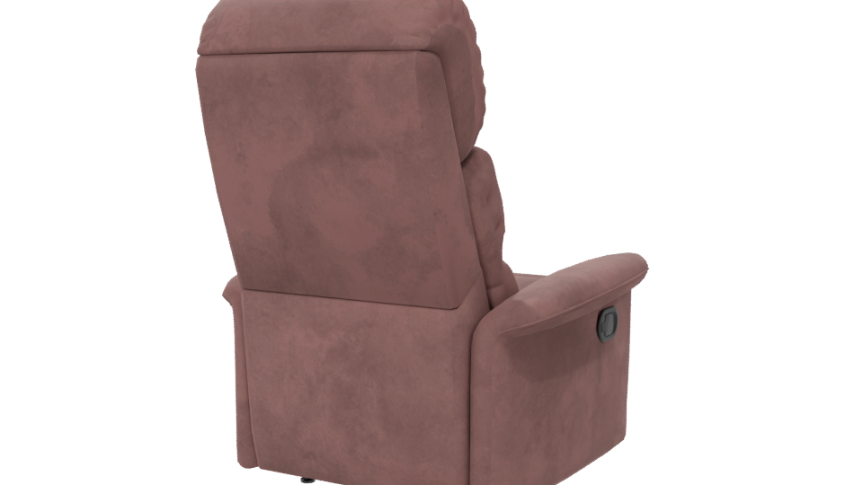 Stylish Minimalist Recliner Chair 3D Model - Professional 3D Model Render 6