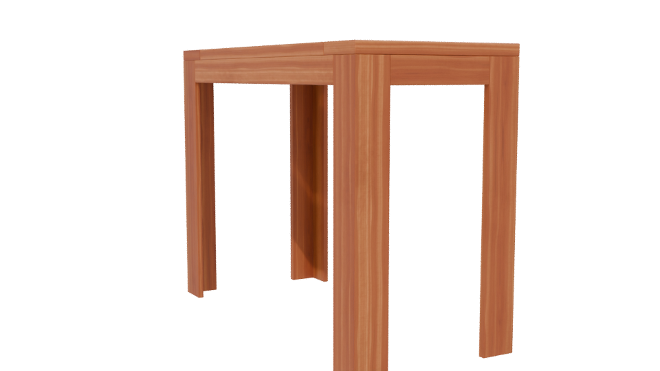 Stylish Wooden Table Model 3D - Professional 3D Model Render 13