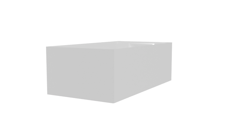 Contemporary Freestanding Bath Model - Professional 3D Model Render 3