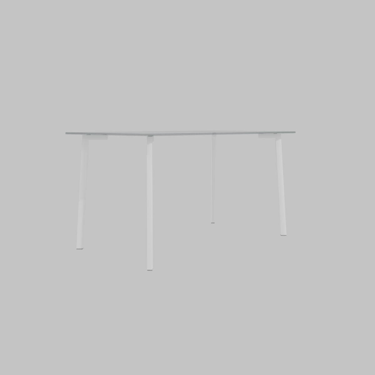 Minimalist Glass Dining Table 3D - Professional 3D Model Render 13