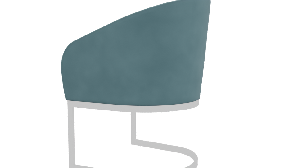 Stylish Modern Accent Chair 3D - Professional 3D Model Render 3