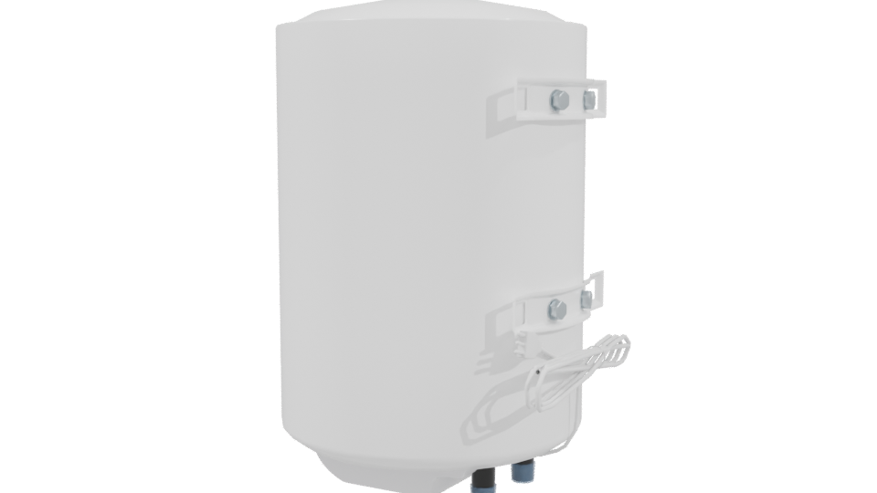 Stylish Electric Water Heater 3D - Professional 3D Model Render 3