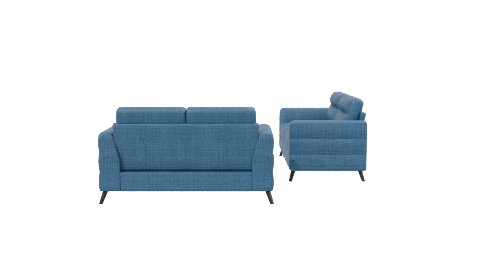 Modern Sofa Set 3D Model - Professional 3D Model Render 2