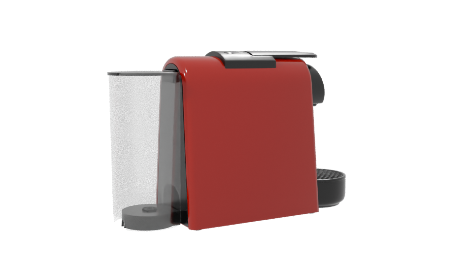 Sleek Modern Coffee Maker 3D - Professional 3D Model Render 7