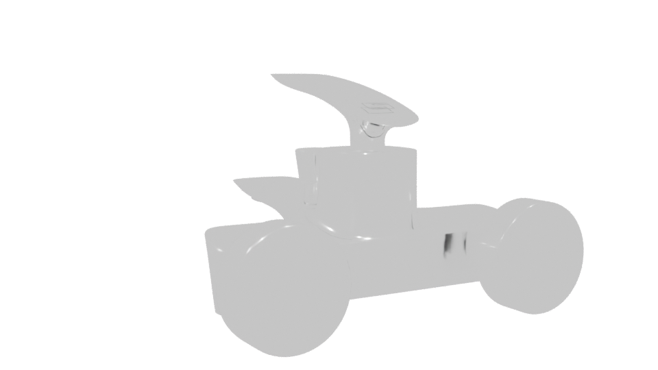 Stylish Bathroom Sink Tap 3D - Professional 3D Model Render 4