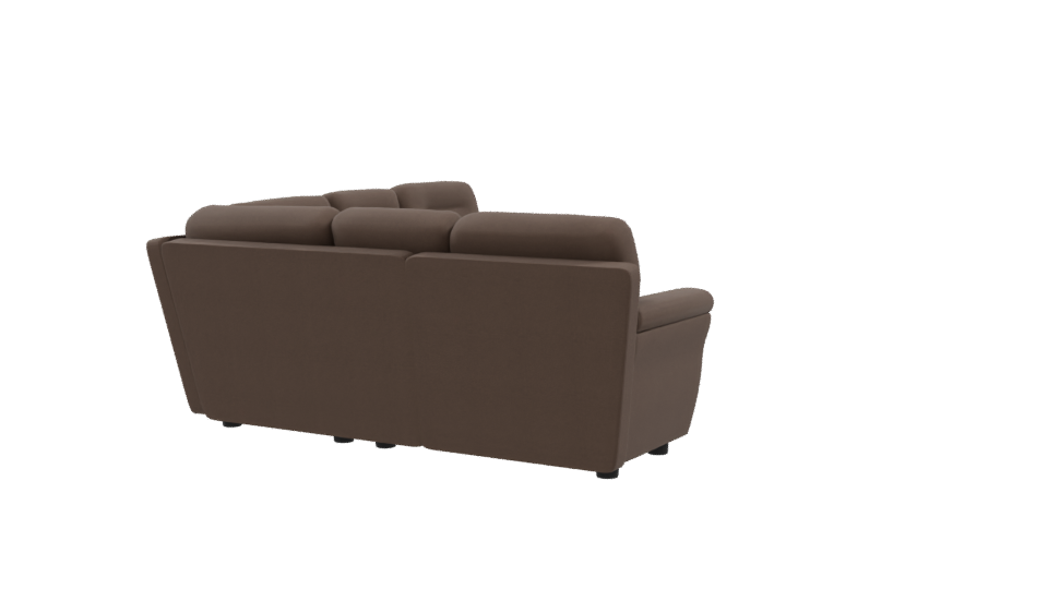 Stylish Sectional Sofa 3D Model - Professional 3D Model Render 9