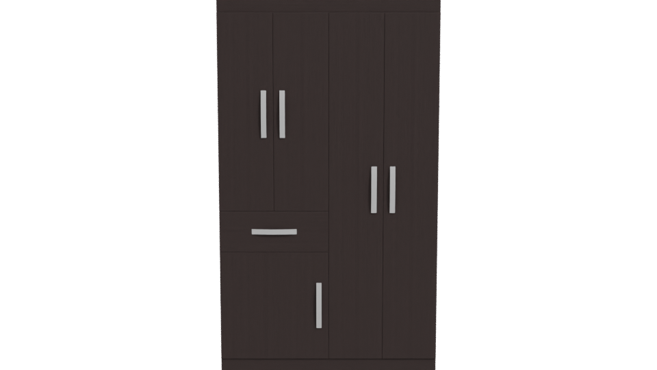 Elegant Modern Wooden Cabinet 3D Model - Professional 3D Model Render 11