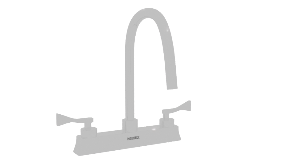 Stylish Kitchen Faucet Model - Professional 3D Model Render 10