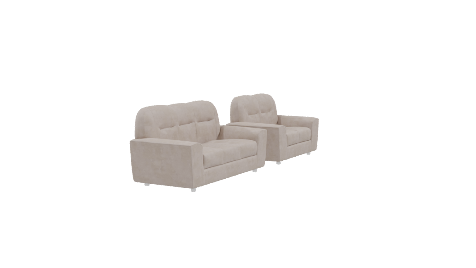 Stylish Modern Sofa Set 3D - Professional 3D Model Render 9